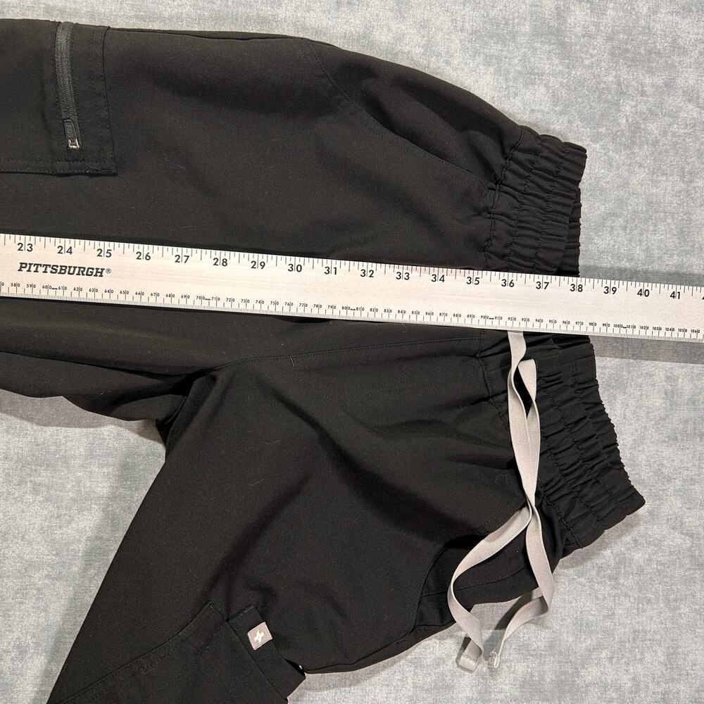 FIGS Zamora Jogger Scrub Pants Black medical work womens size XS - Picture 7 of 7